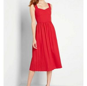Pleat for Me Sleeveless Dress
